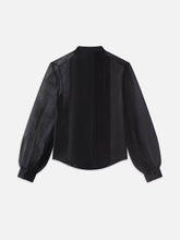 Beaded Collarless Blouse